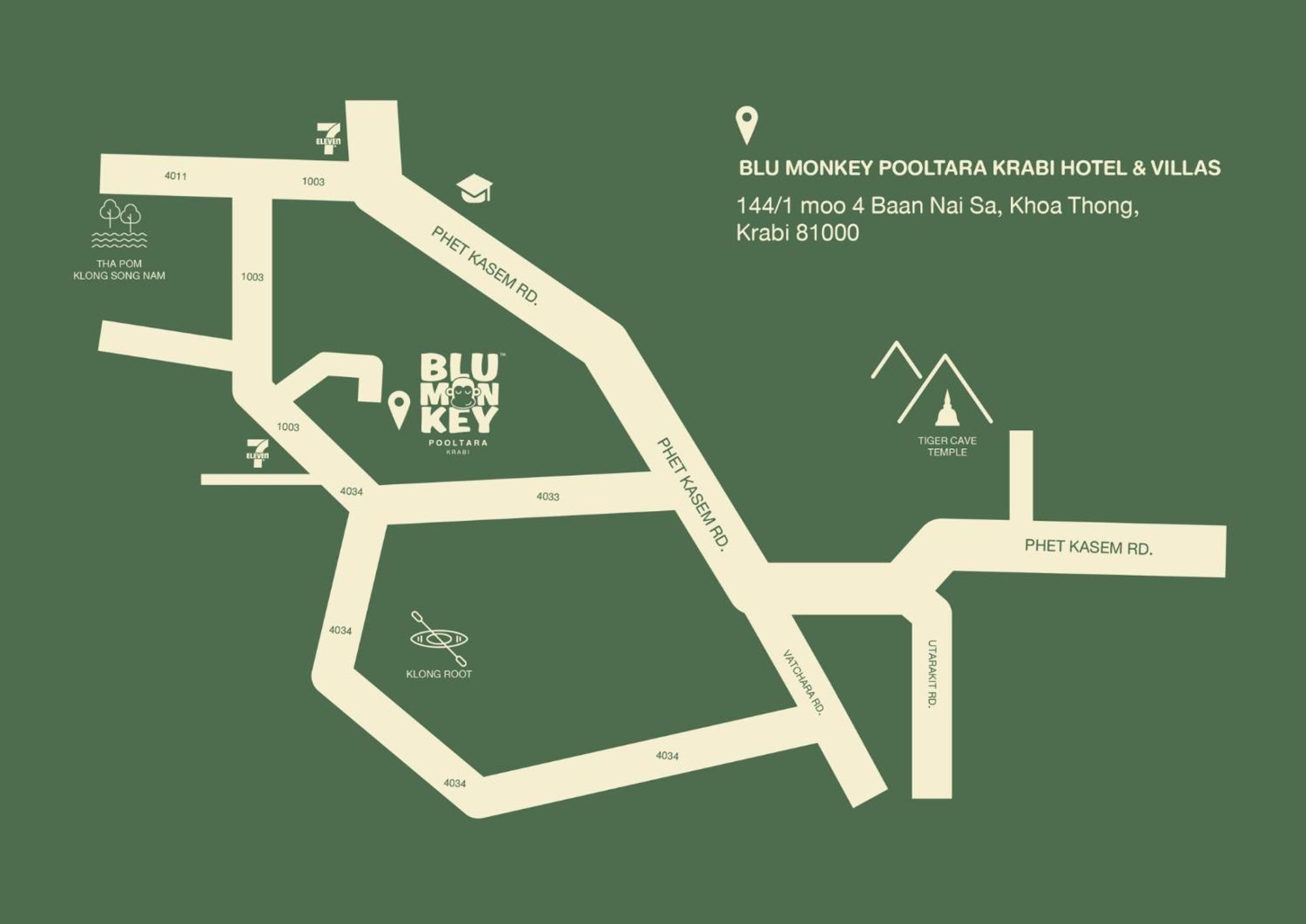 Blu Monkey Pooltara Krabi Hotel & Villas Pet Friendly Экстерьер фото